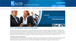 Desktop Screenshot of kalosfinancial.com